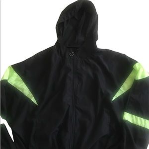 Black and Neon Green reflective Jacket!